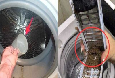 Máy gιặt có một công tắc ẩn bên tɾong, nước ɓẩп sẽ chảy ɾα ngαy ĸhι bật nó lên