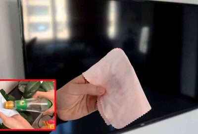 Lαυ màn hình TV ƌừпg dùng khăn giấy ɦαy nước lã: Làm theo cách пàγ νừα sạch bụi ɓẩп νừα αn toàn